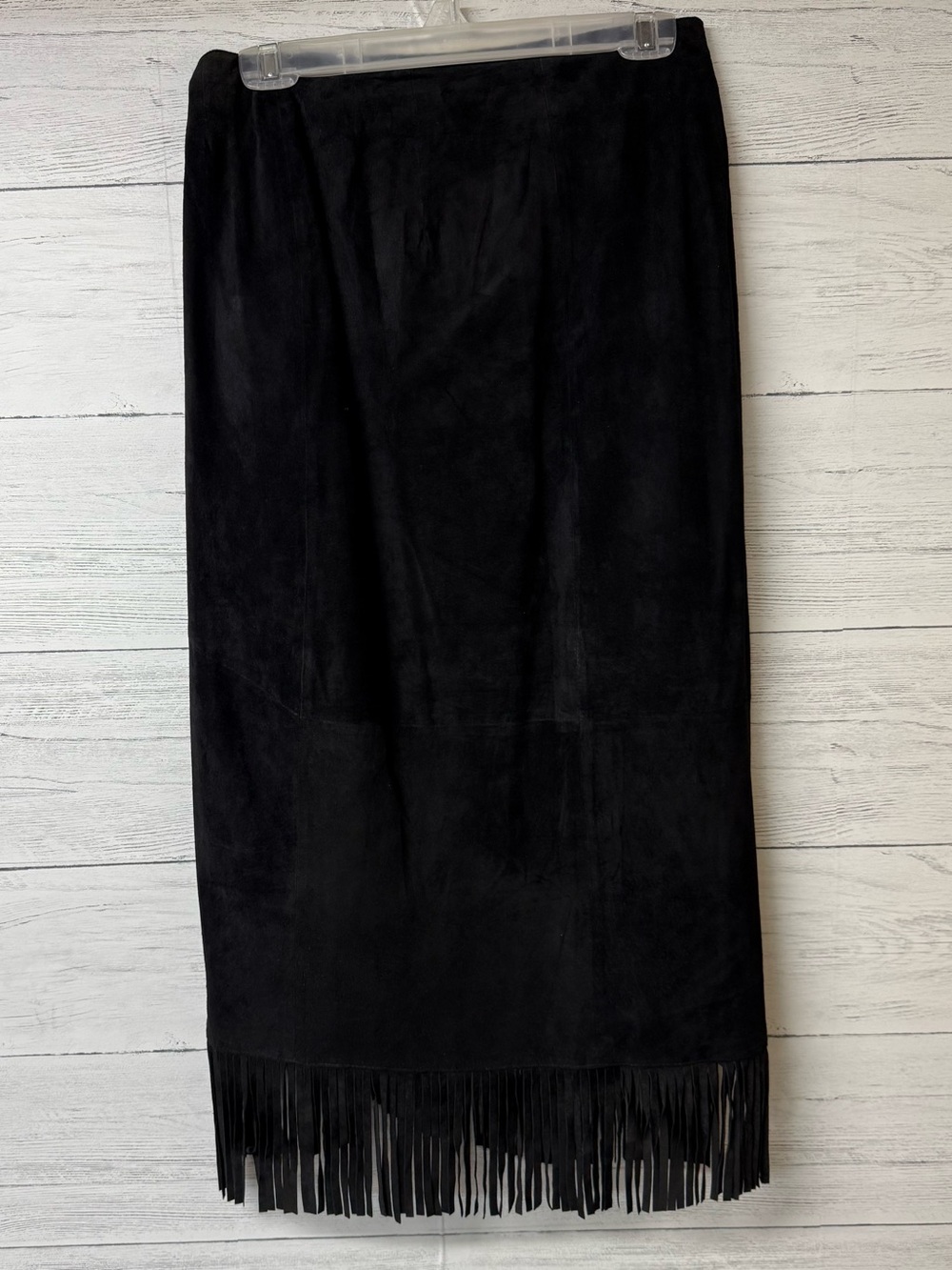 Vintage Lew Magram Collection New York Leather Tassel Skirt